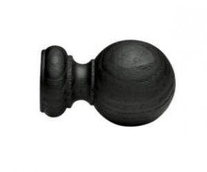 2" Wood Trends Ball Finial - 800 - Sandblasted Black